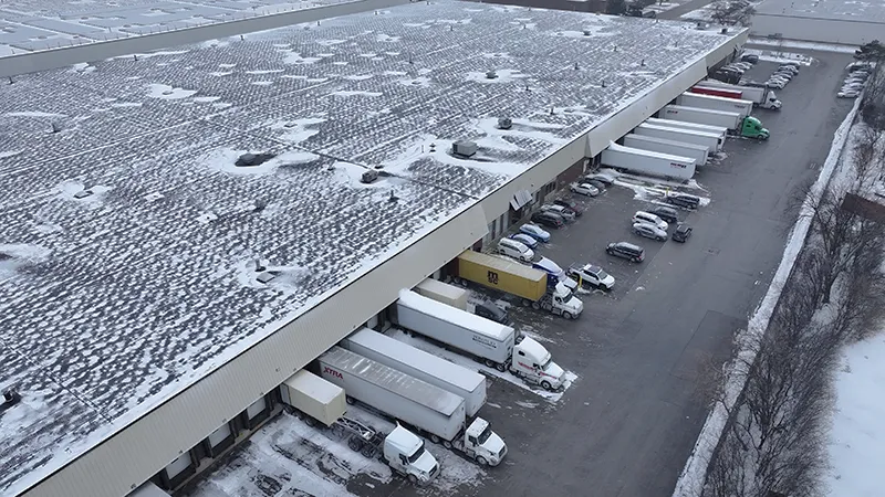 Aerial Drone Photo of Axis Warehouse and Logistics Facility