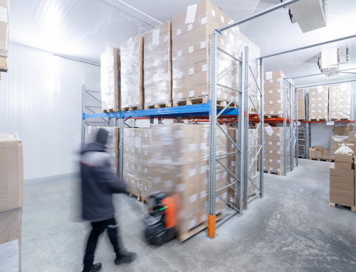 What is temperature-controlled warehousing?
